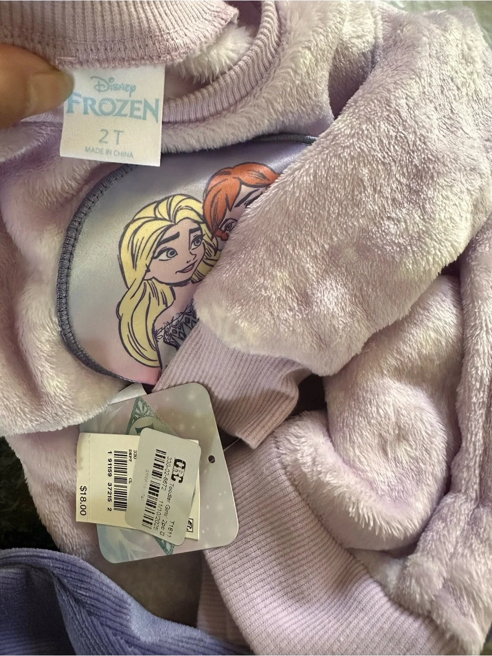 NWT 2T frozen purple outfit